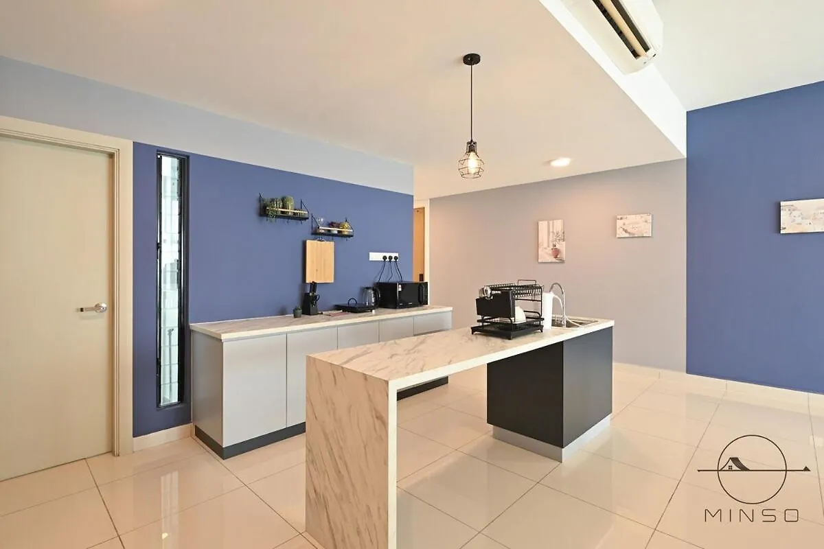 Jb Midvalley Southkey #12Pax #3Br #Mahjong Johor Bahru Apartmán