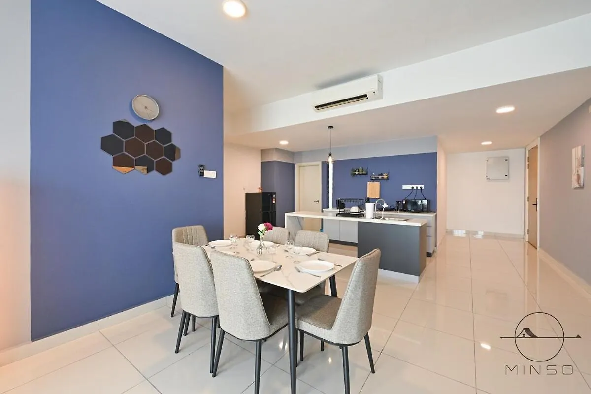 Jb Midvalley Southkey #12Pax #3Br #Mahjong Johor Bahru Apartmán